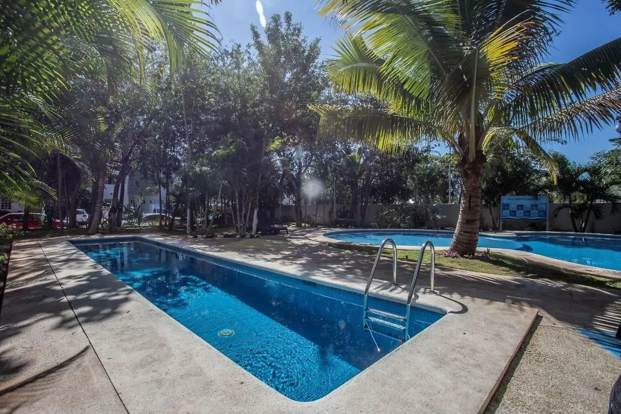 La Casa Del Mexicano Terraza Y Jardin Exoticos 12 Min Del Playa Esmeralda Villa Playa del Carmen